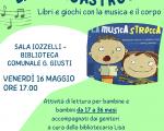 16 maggio 2025 Letture per bambini da 17 a 36 mesi in Biblioteca