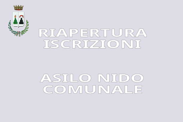 Riapertura Iscrizioni Asilo nido comunale