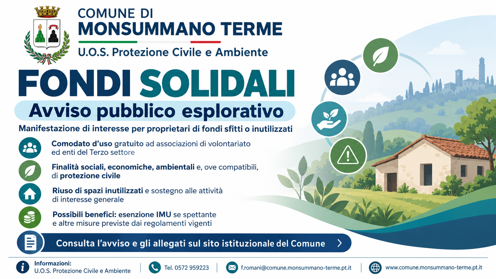 Locandina Avviso Fondi Solidali
